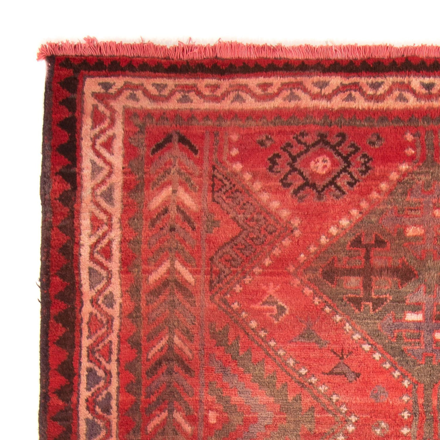 Orientteppich 242 x 174 cm - dunkelrot