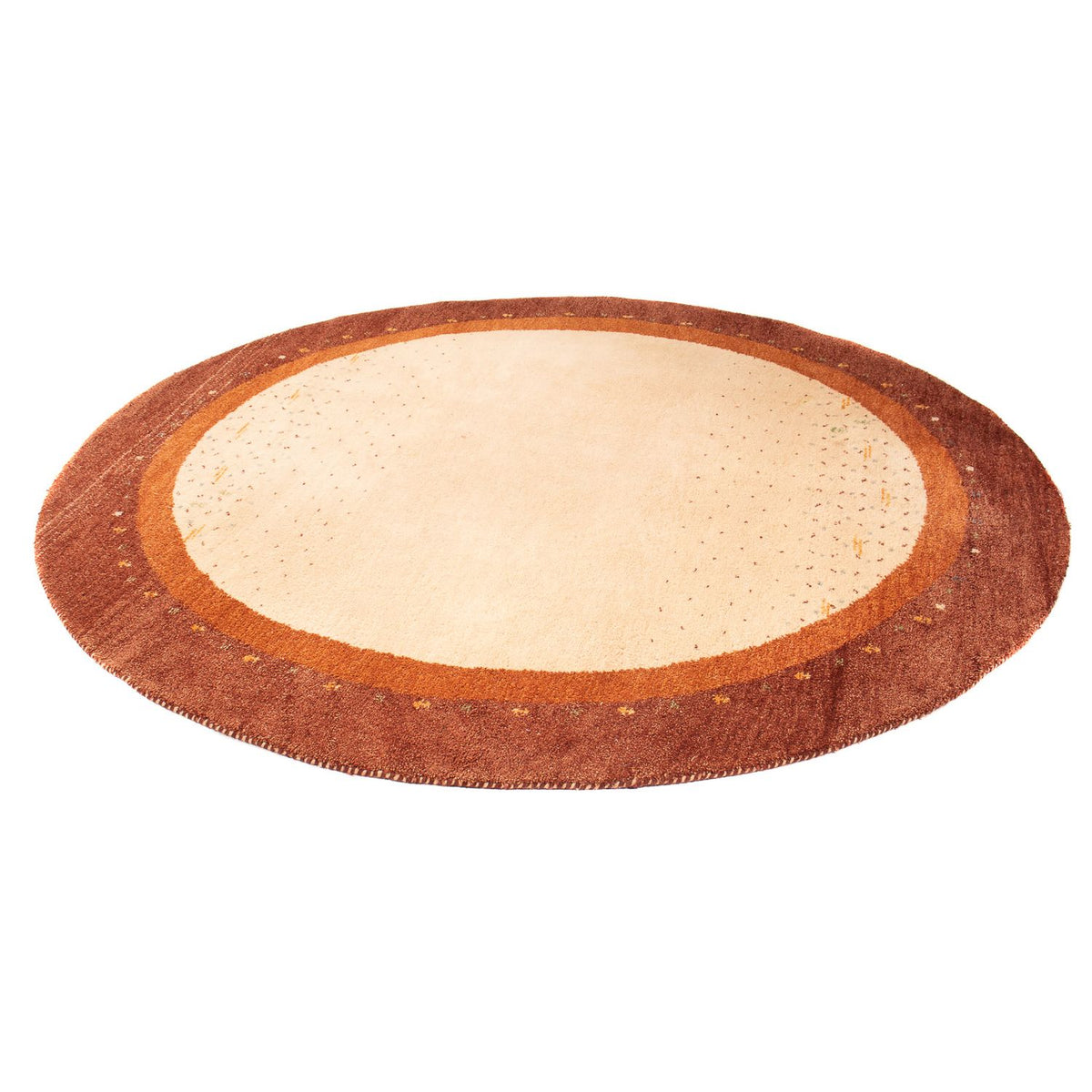 Gabbeh Rug - Indus round  - 200 x 200 cm - beige