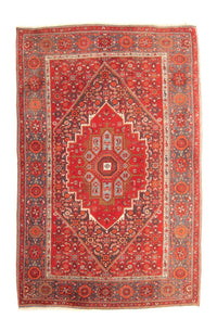 Perser Rug - Nomadic - 200 x 127 cm - red