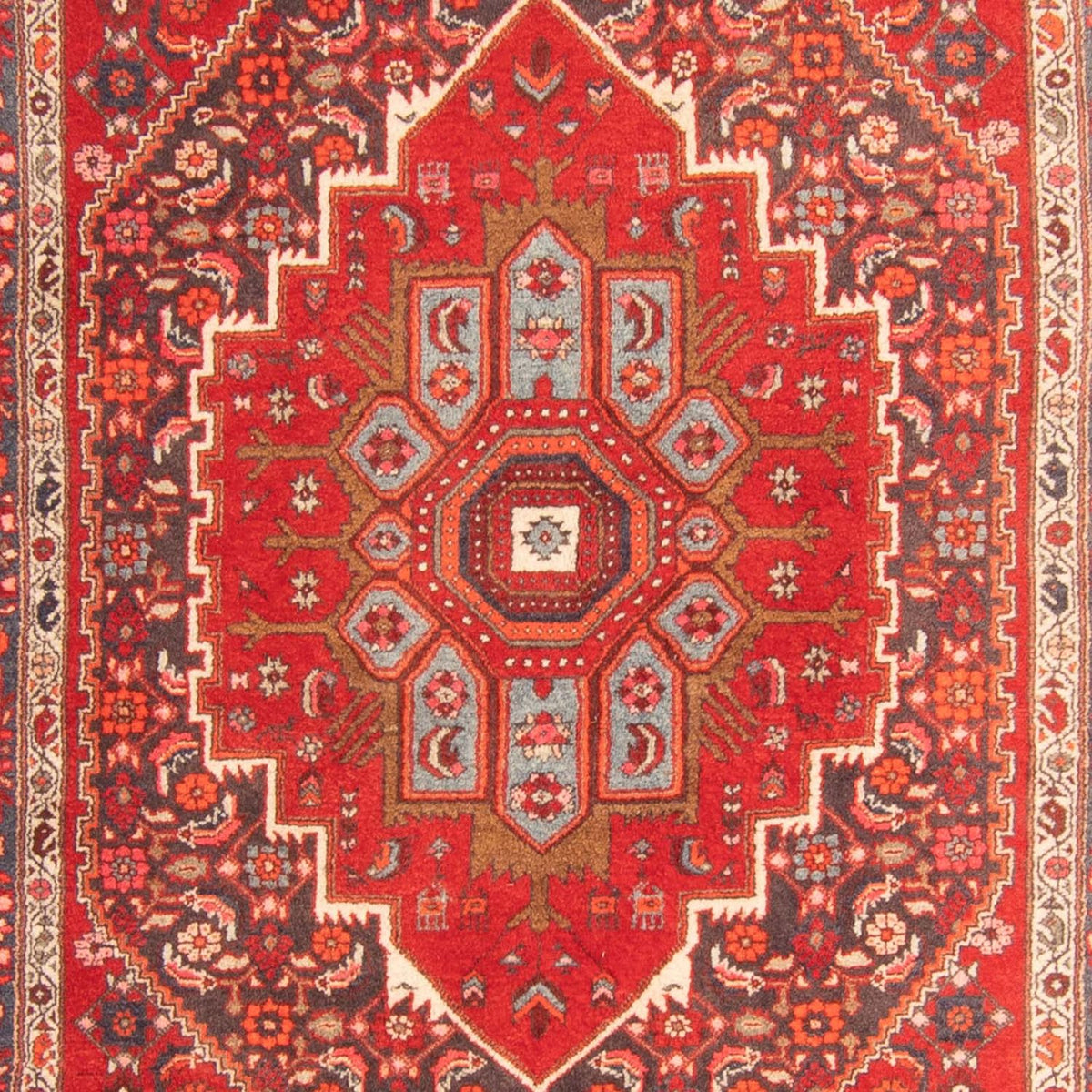 Perser Rug - Nomadic - 200 x 127 cm - red