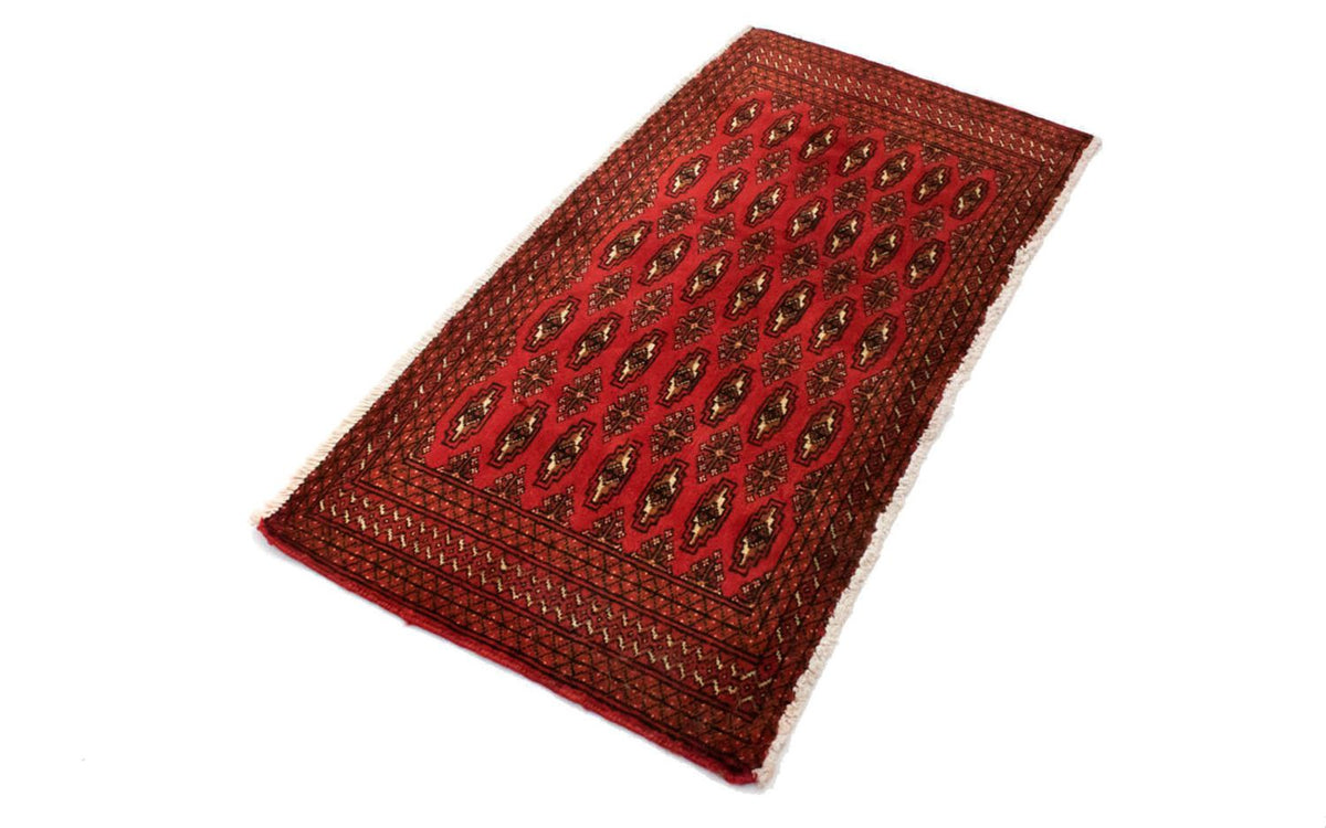 Turkaman Rug - 130 x 60 cm - red