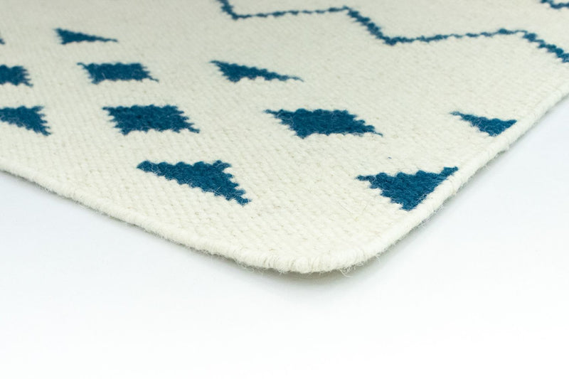 Kelim Rug - Trendy - 95 x 62 cm - blue