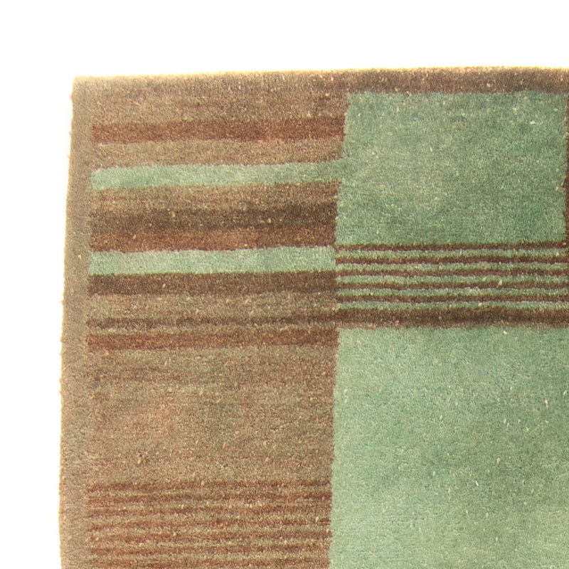Wool Rug - 193 x 137 cm - green