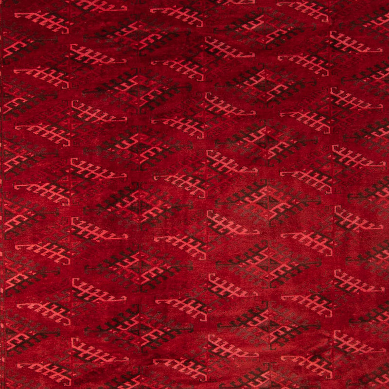 Afghan Rug - 323 x 279 cm - red