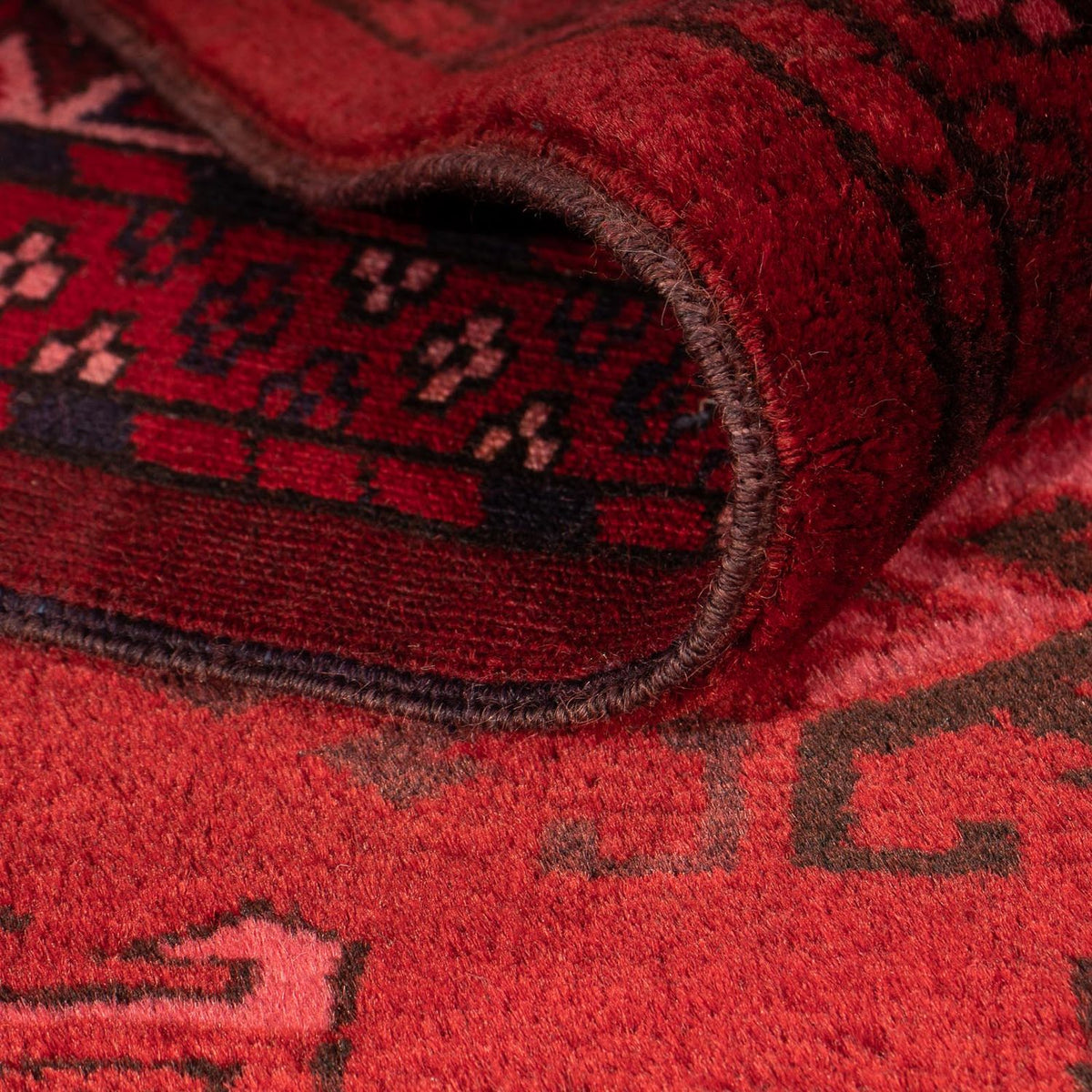Afghan Rug - 323 x 279 cm - red