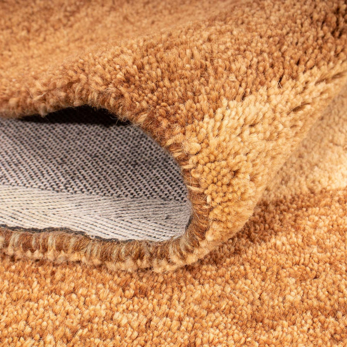 Wool Rug - 200 x 138 cm - brown