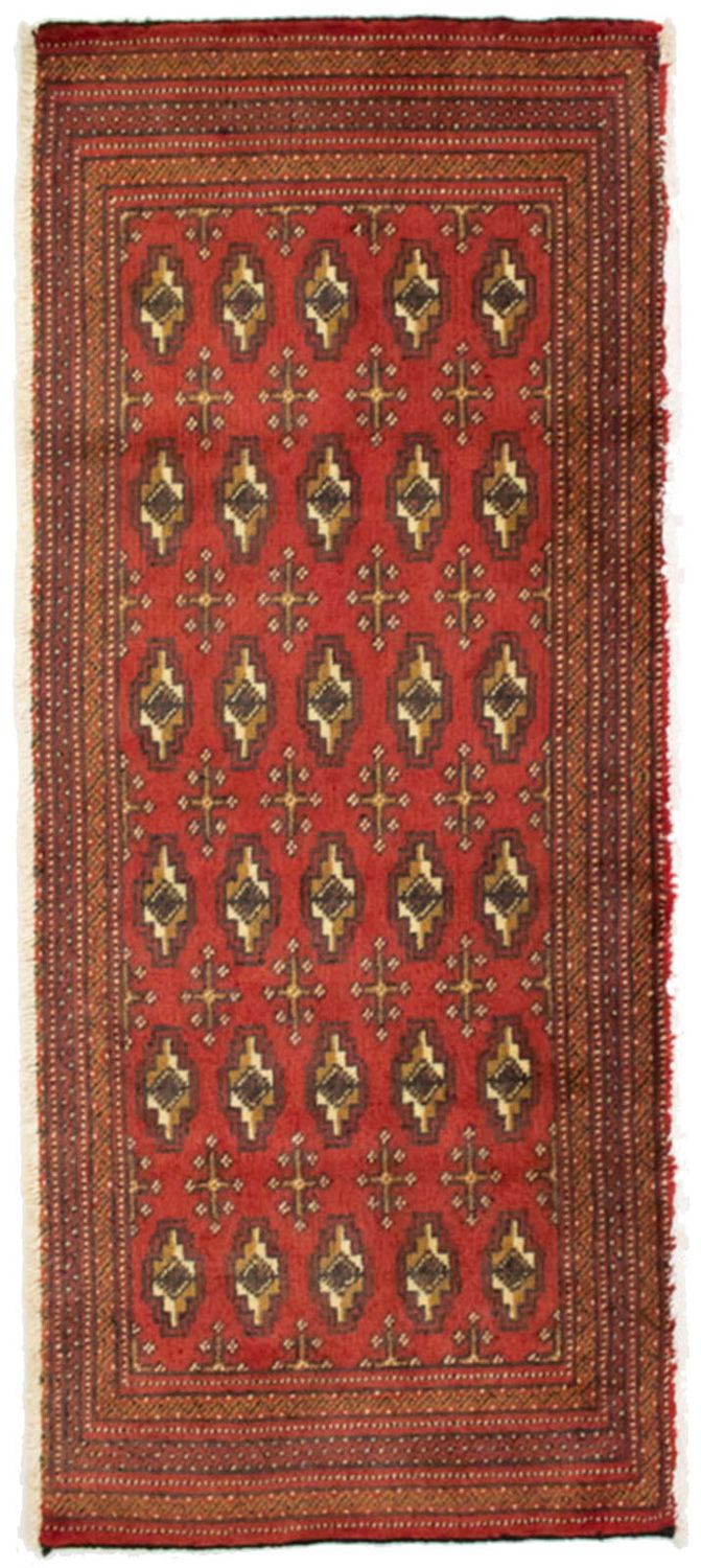 Turkaman Rug - 130 x 60 cm - red