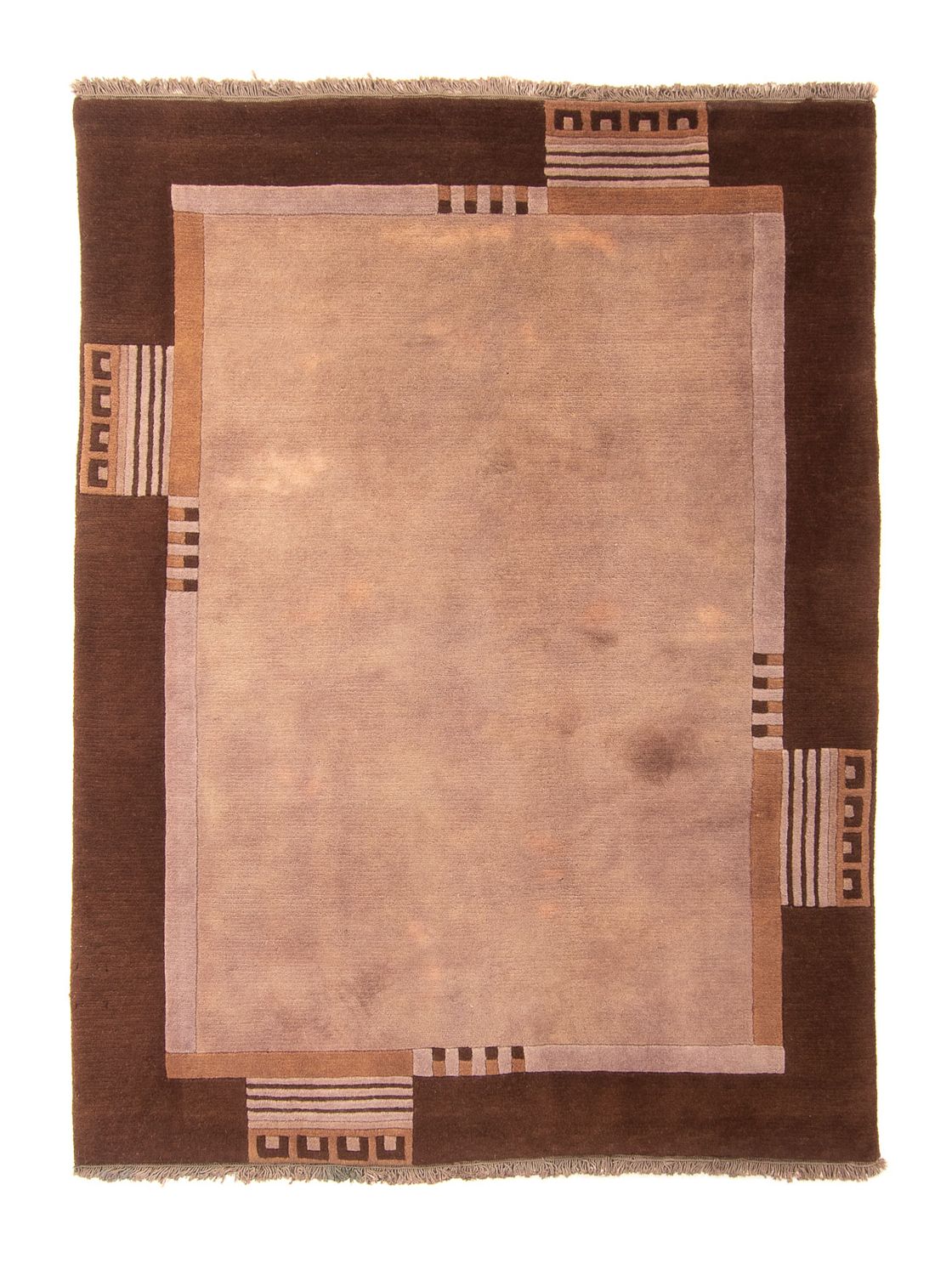 Nepal Rug - 193 x 142 cm - light brown