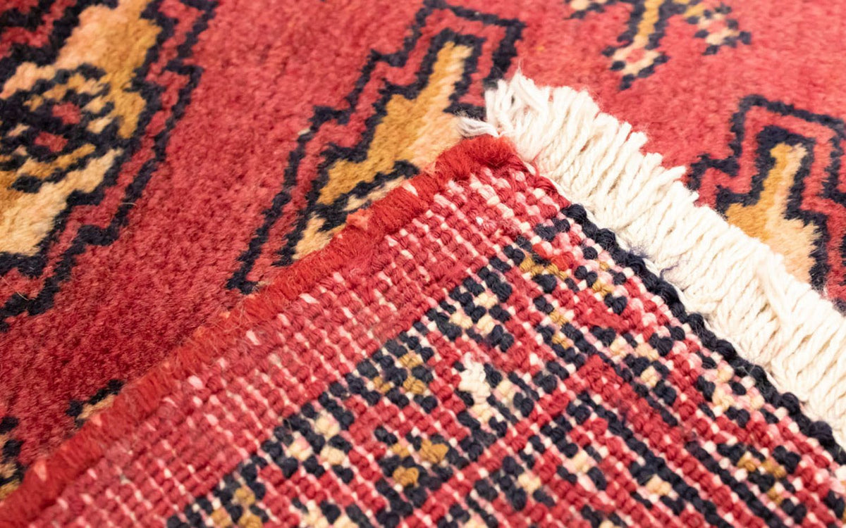 Turkaman Rug - 130 x 60 cm - red