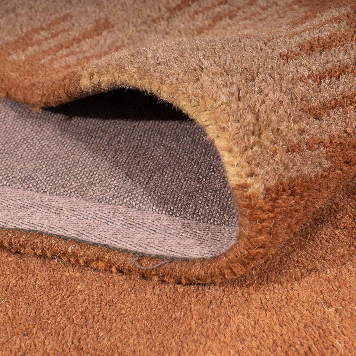 Wool Rug - 235 x 148 cm - brown