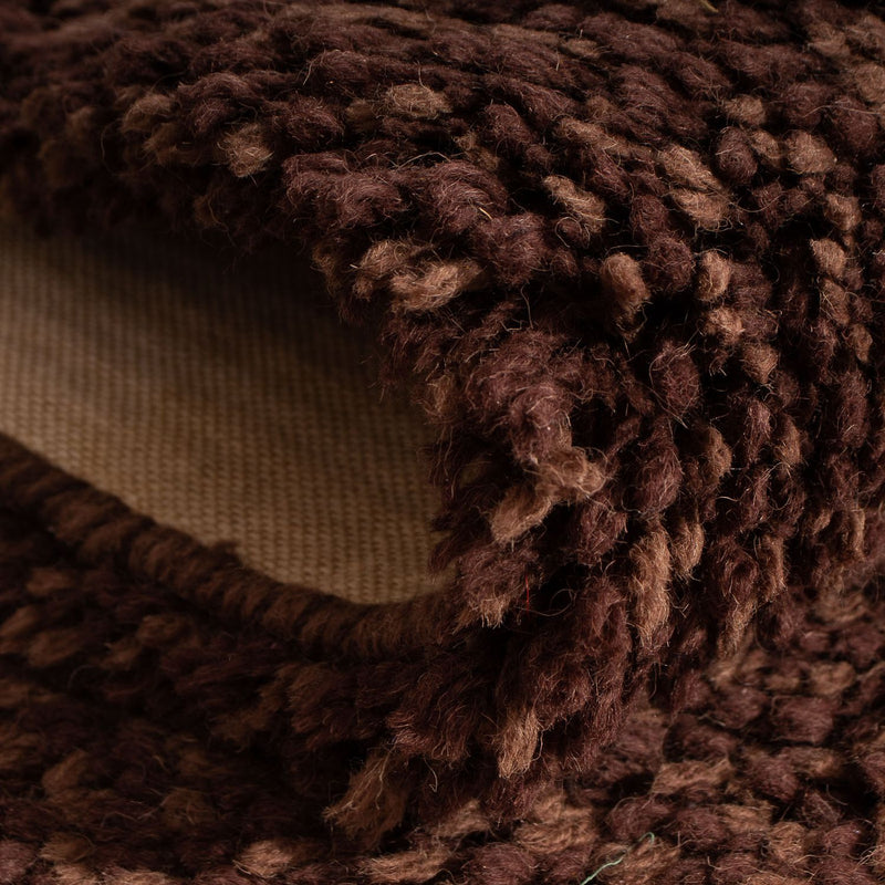 Runner High-Pile Rug - 295 x 66 cm - brown