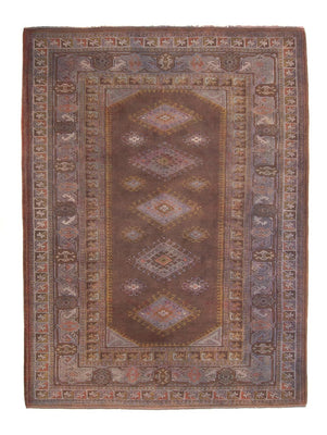Pakistani Rug - 285 x 200 cm - dark brown