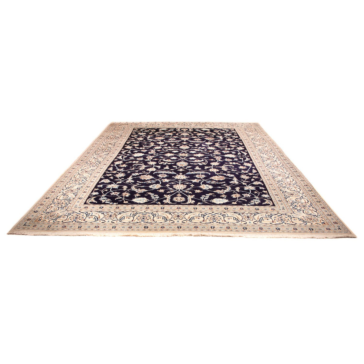 Perser Rug - Nain - Royal - 383 x 286 cm - dark blue