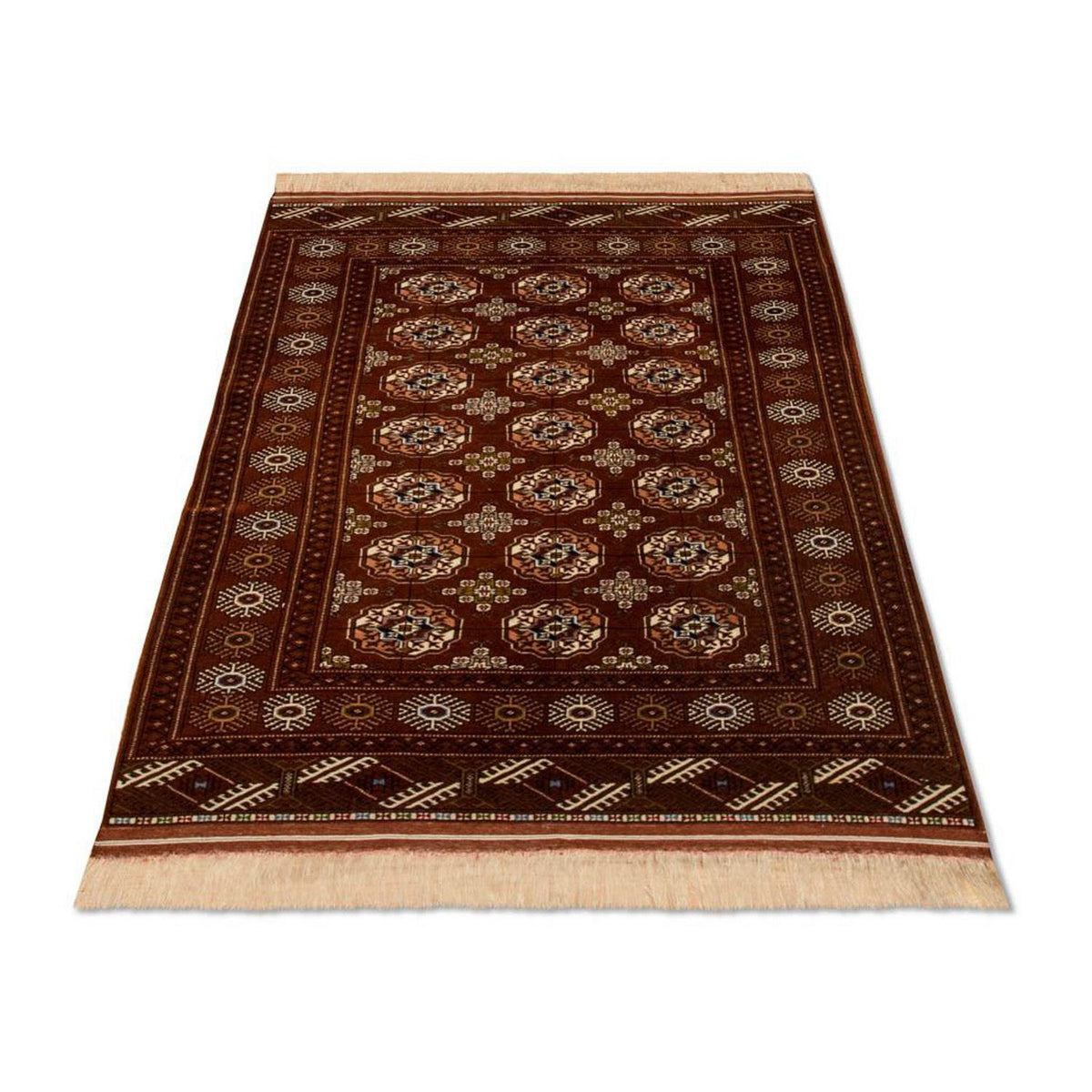 Turkaman Rug - 154 x 103 cm - brown