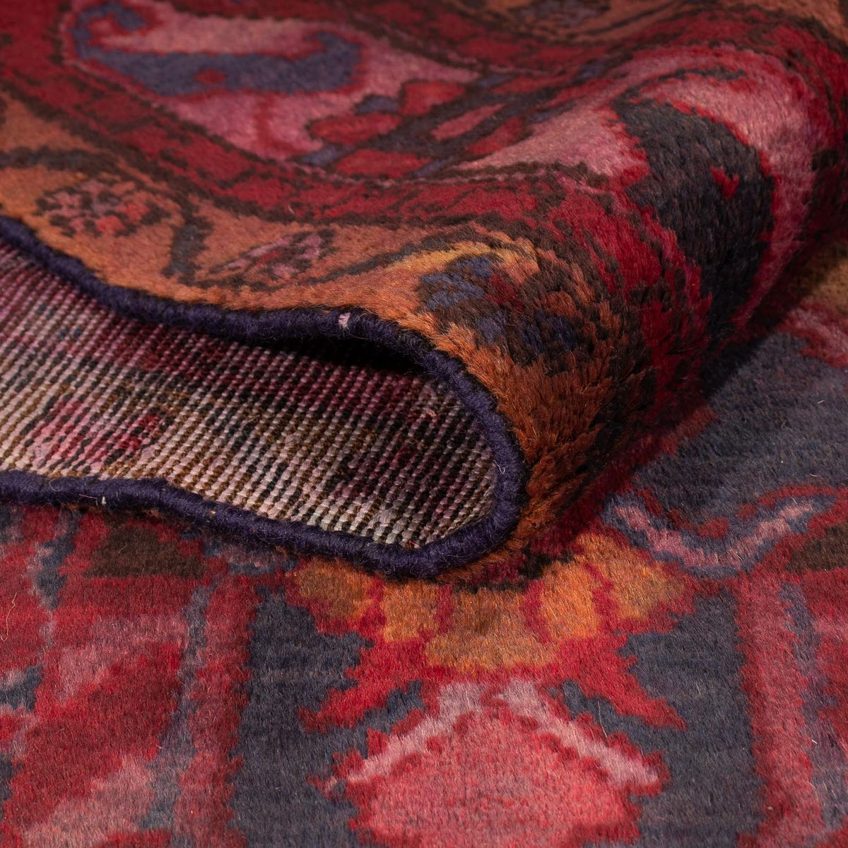 Perser Rug - Nomadic - 330 x 180 cm - dark red