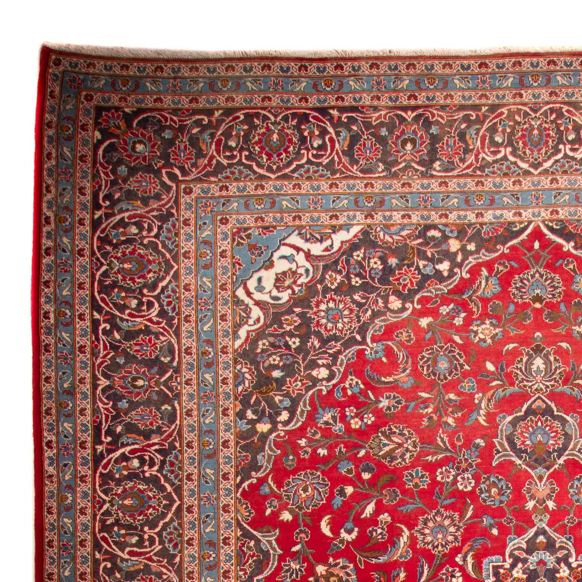 Perser Rug - Keshan - 401 x 291 cm - red