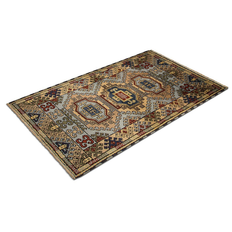 Oriental Rug - 151 x 92 cm - light blue