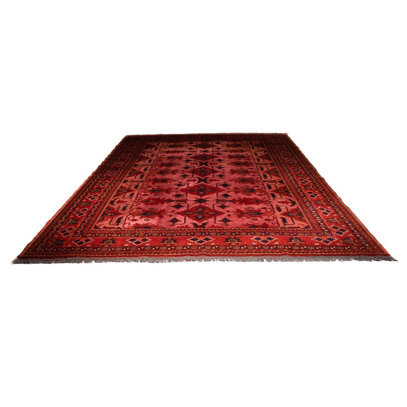 Afghan Rug - Hatschlu - 396 x 306 cm - dark red