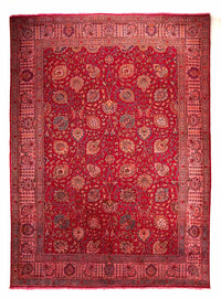 Perser Rug - Tabriz - 380 x 300 cm - dark red