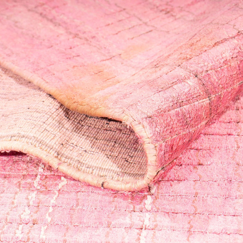 Viscose Rug - 306 x 230 cm - rose