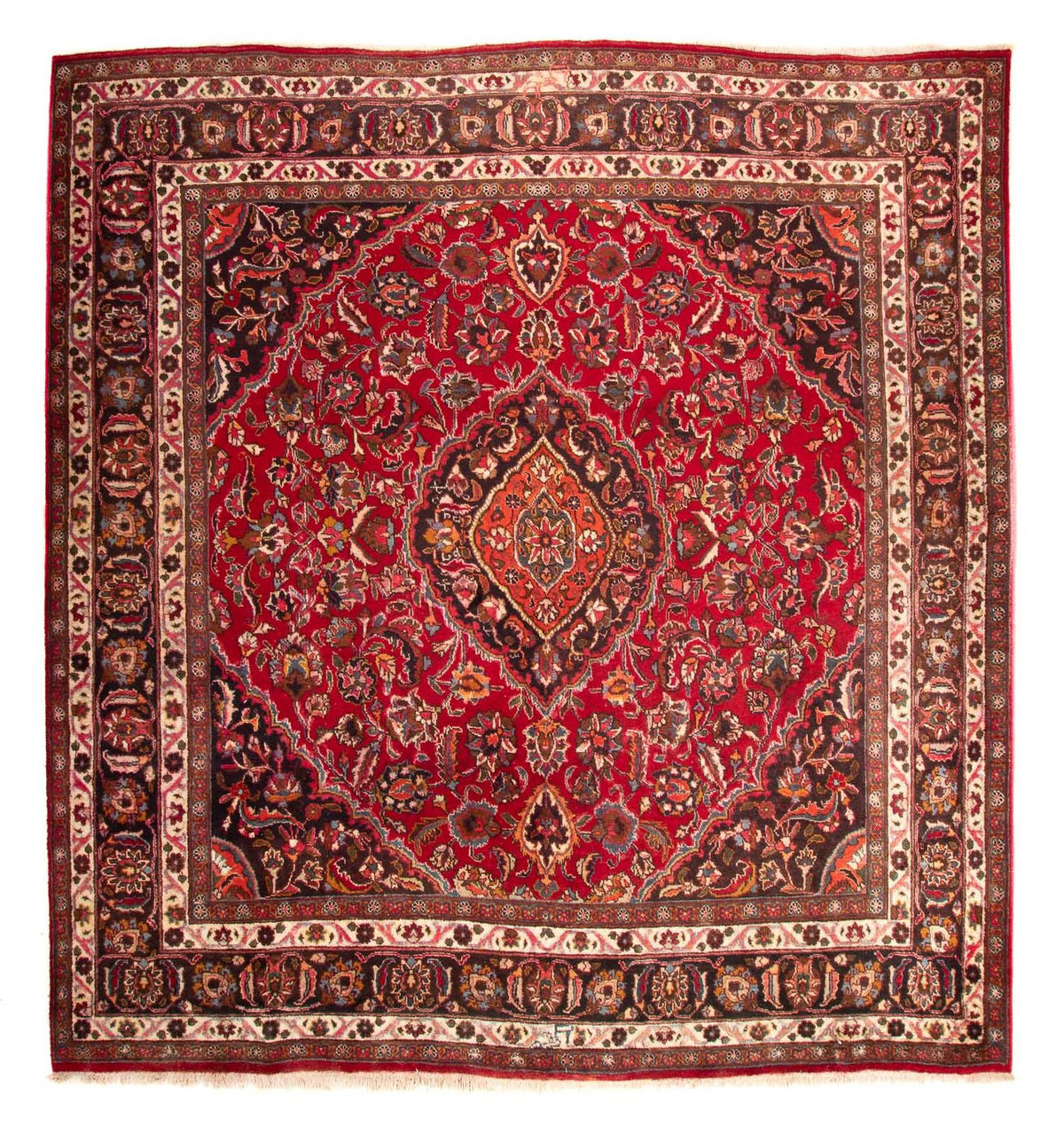 Perser Rug - Classic square  - 320 x 300 cm - dark red