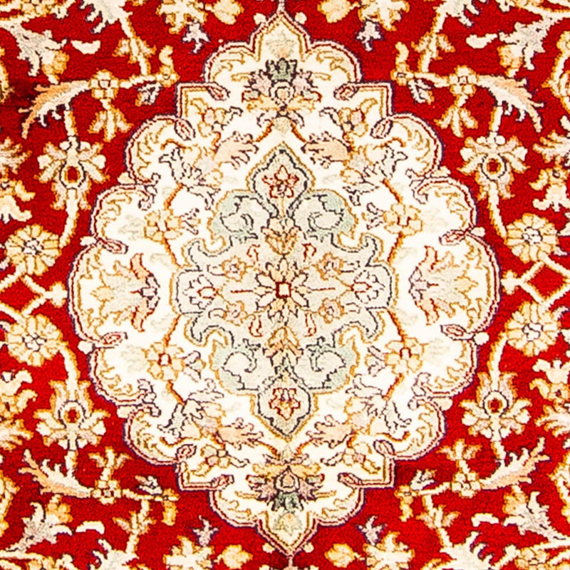 Silk Rug - Kashmir Silk - 186 x 129 cm - red