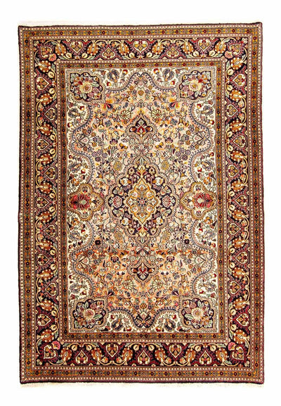 Qom Rug 142x206cm - Persian Rugs