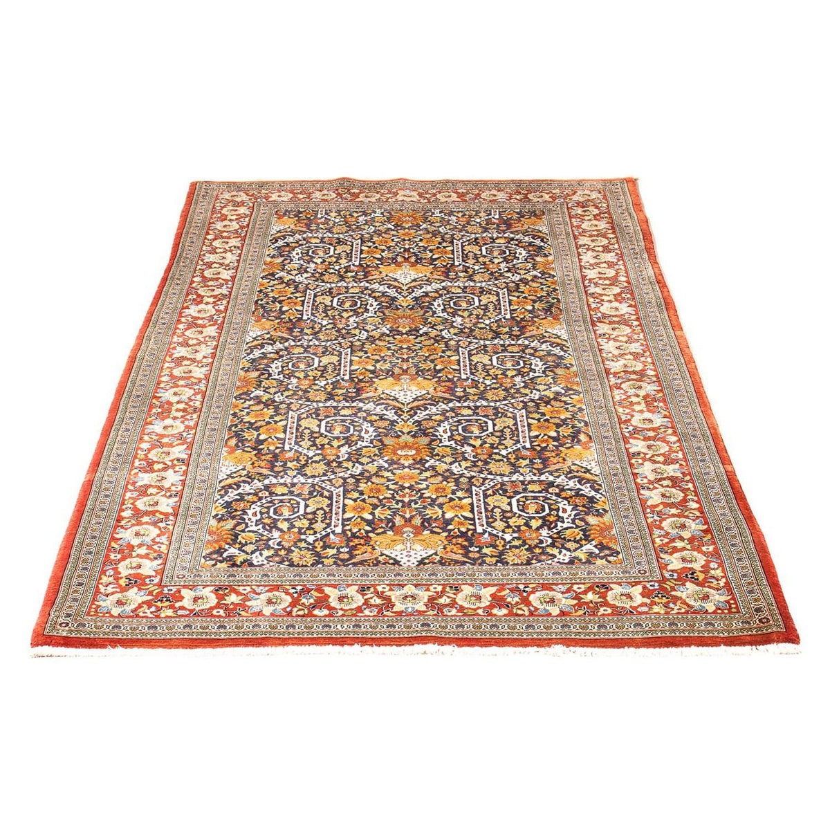 Perser Rug - Ghom - 216 x 116 cm - red