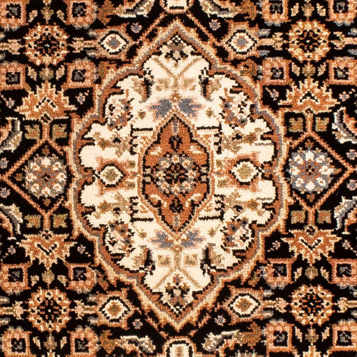 Oriental Rug - Bidjar - Indus round  - 93 x 93 cm - dark blue