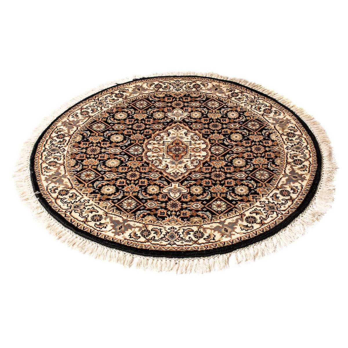 Oriental Rug - Bidjar - Indus round  - 93 x 93 cm - dark blue