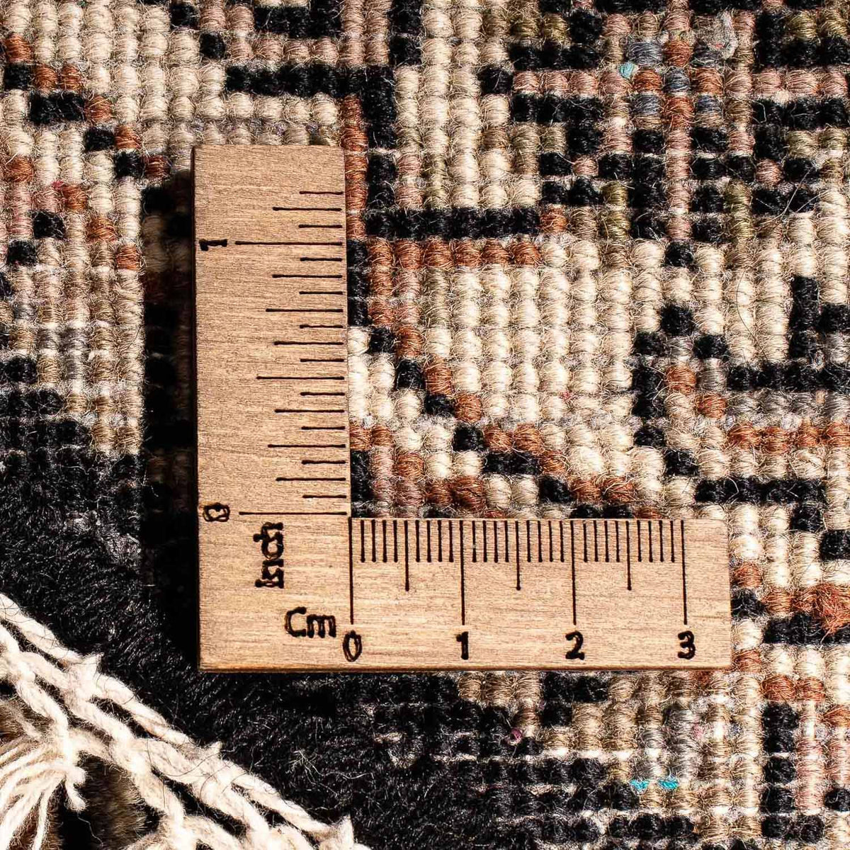 Oriental Rug - Bidjar - Indus round  - 93 x 93 cm - dark blue