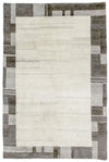 Nepal Rug 121x177cm - Wool Rug - Rectangle / Beige / 121 x 177 cm Rectangle