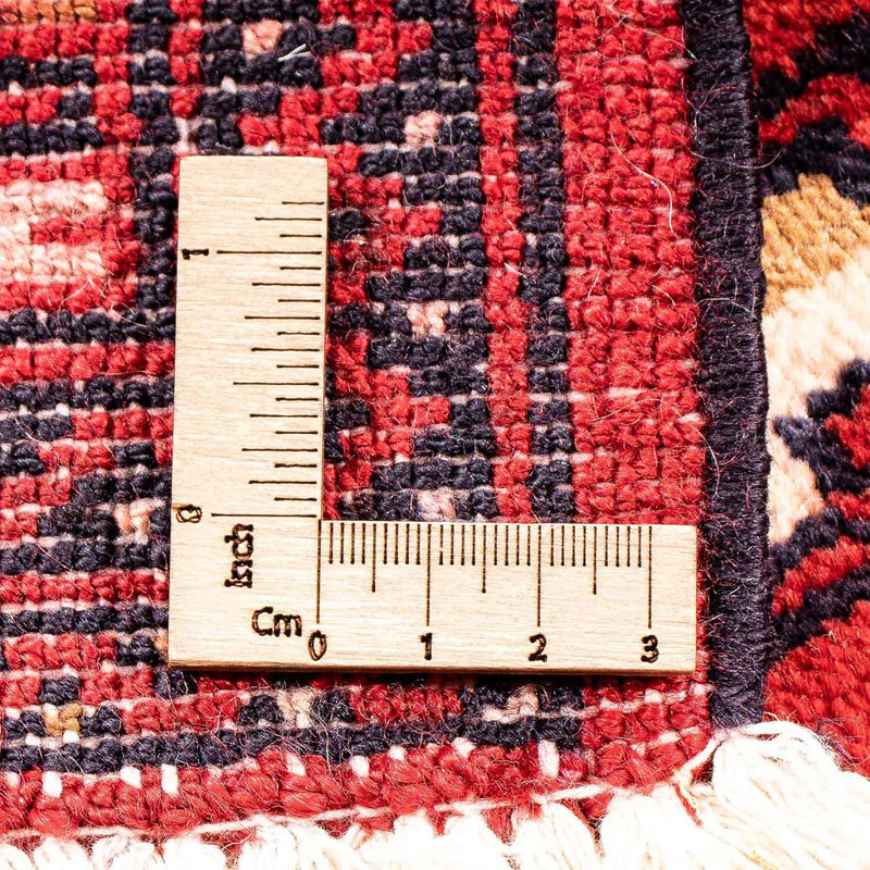 Turkaman Rug - 88 x 67 cm - dark red