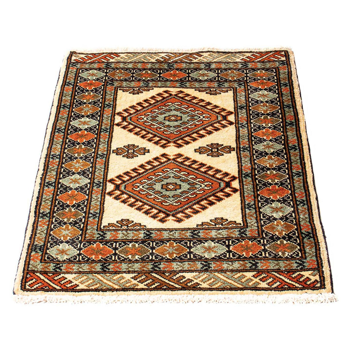 Turkaman Rug - 94 x 67 cm - beige