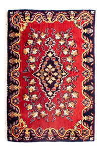 Perser Rug - Keshan - 88 x 62 cm - dark red