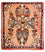 Perser Rug - Classic - 63 x 54 cm - light red