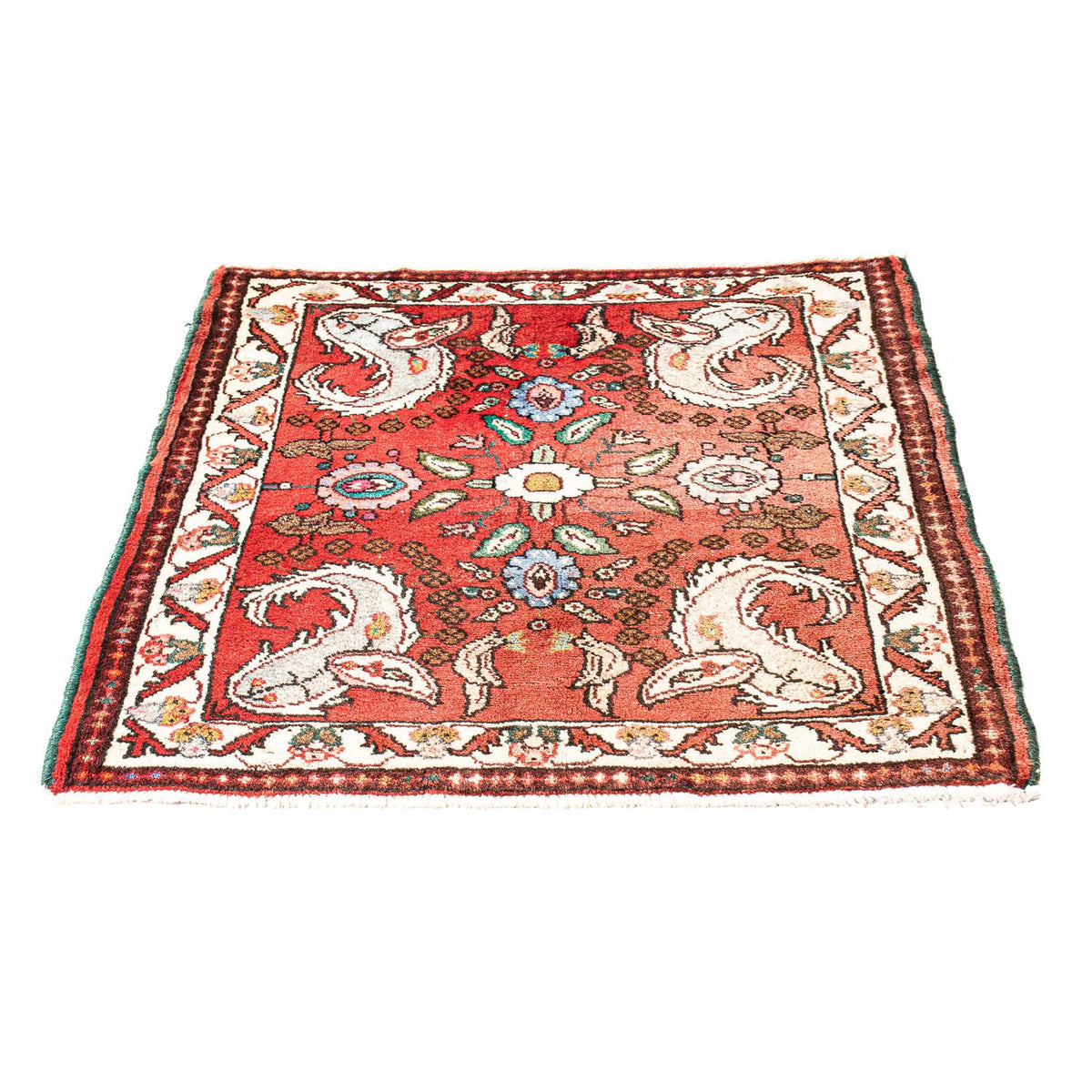 Perser Rug - Classic square  - 81 x 75 cm - red