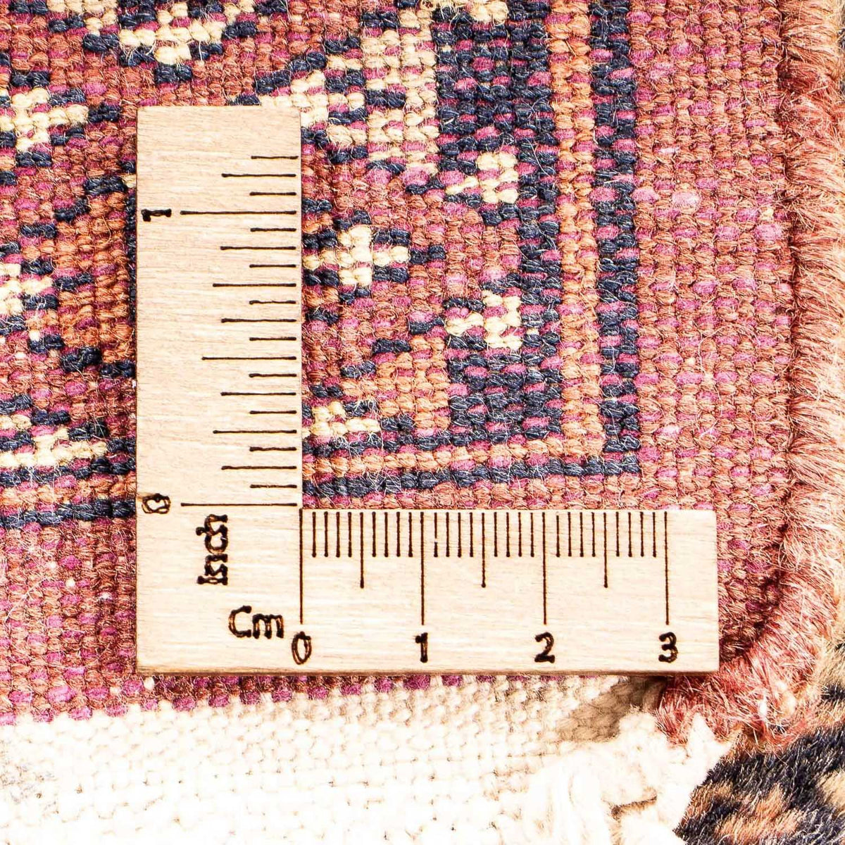 Pakistani Rug - 63 x 32 cm - dark red