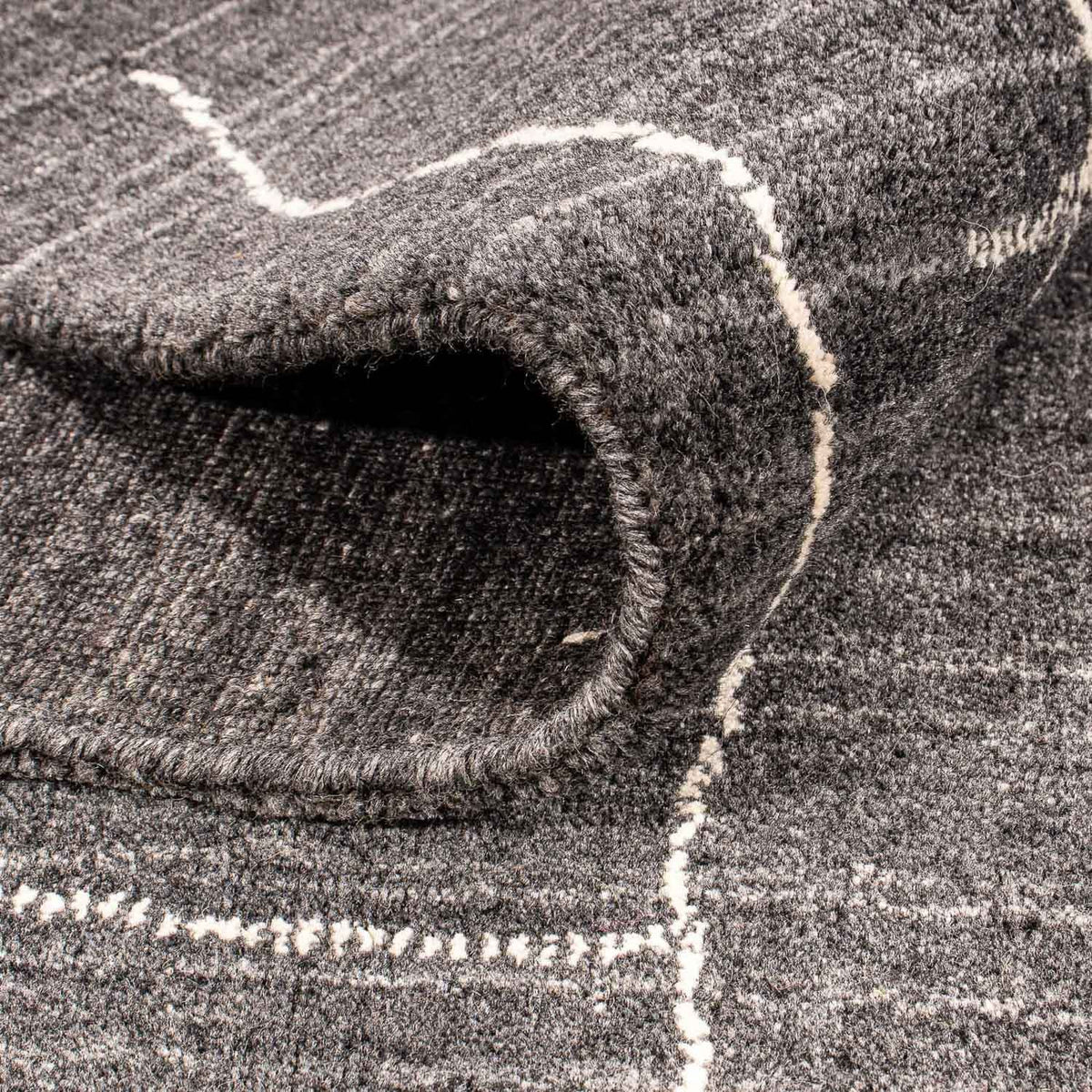 Gabbeh Rug - Loribaft Indus - 200 x 142 cm - dark brown