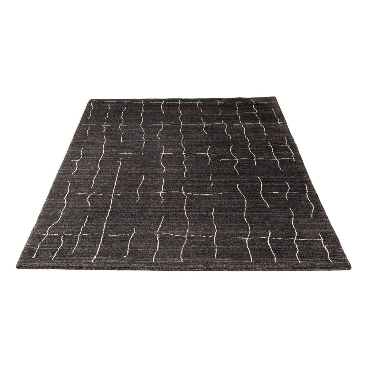 Gabbeh Rug - Loribaft Indus - 200 x 142 cm - dark brown