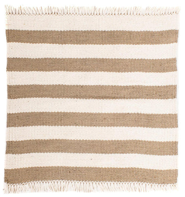 Kelim Rug - Trendy square  - 68 x 64 cm - beige