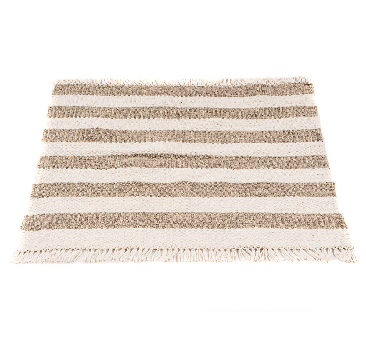 Kelim Rug - Trendy square  - 68 x 64 cm - beige