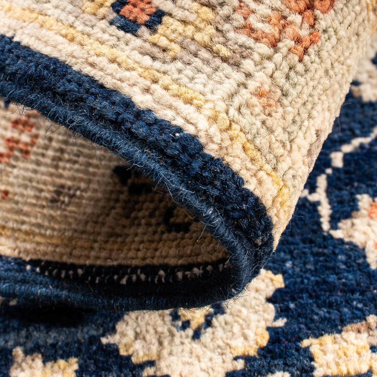 Ziegler Rug - 91 x 63 cm - dark blue