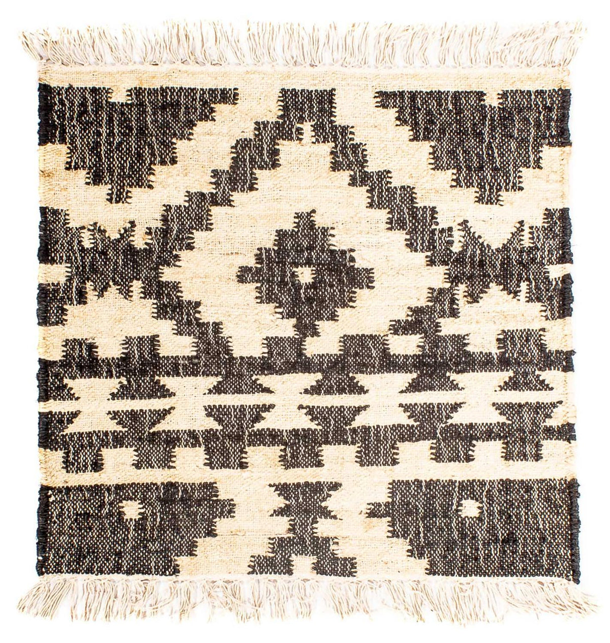 Kelim Rug - Trendy square  - 64 x 64 cm - beige