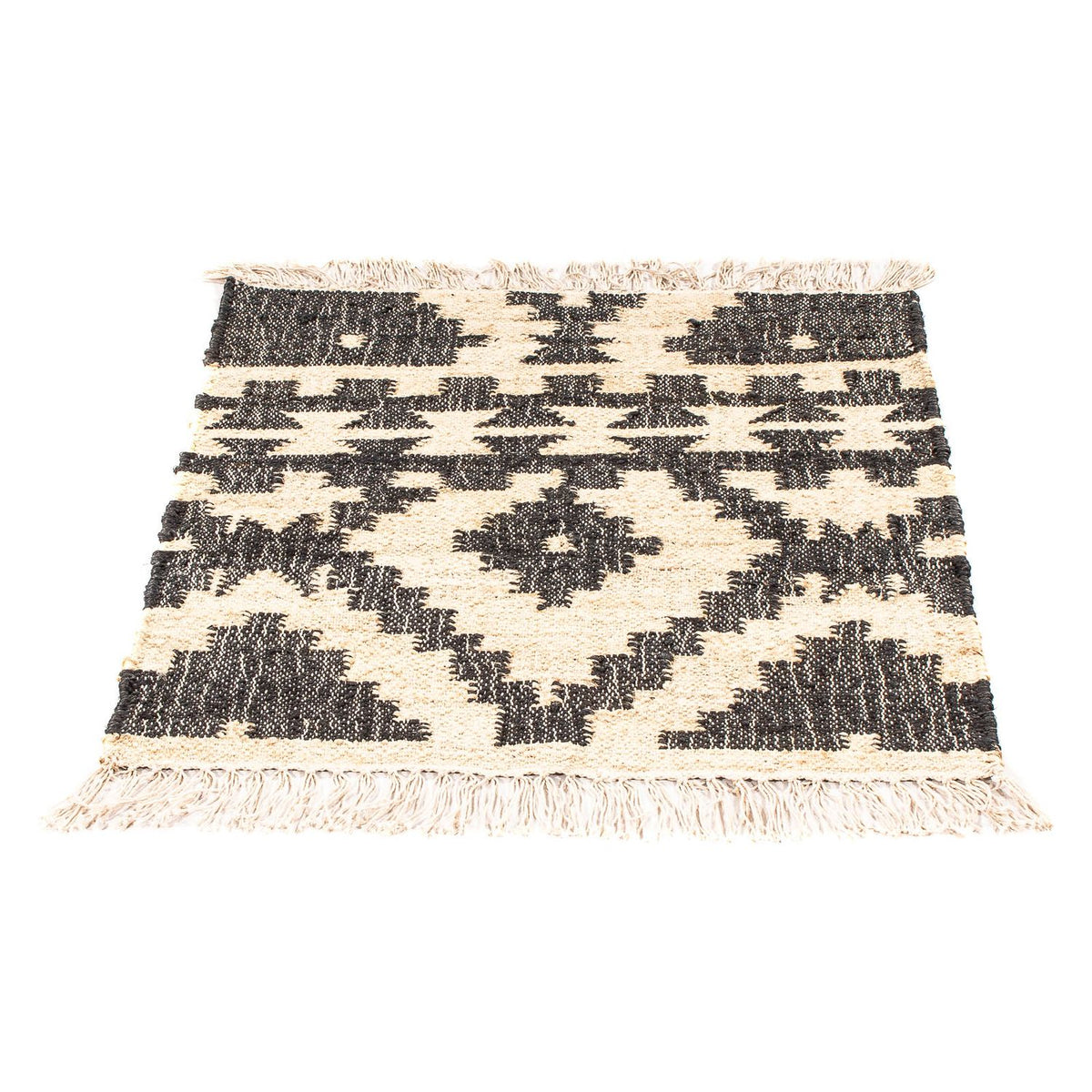 Kelim Rug - Trendy square  - 64 x 64 cm - beige