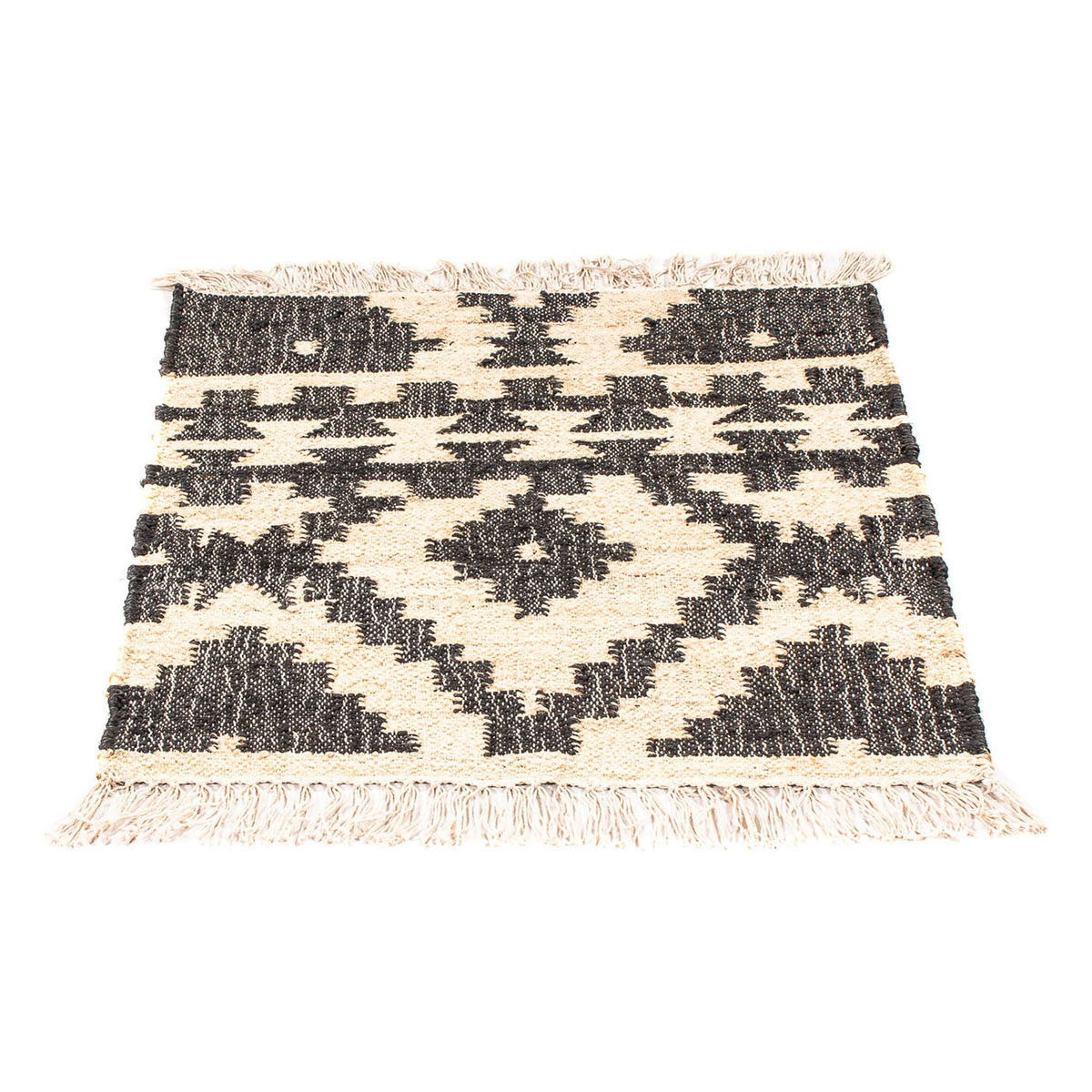 Kelim Rug - Trendy square  - 64 x 64 cm - beige