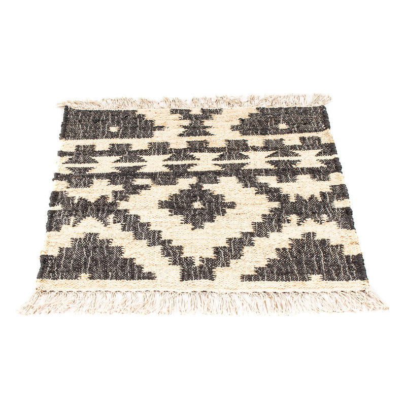 Kelim Rug - Trendy square  - 64 x 64 cm - beige