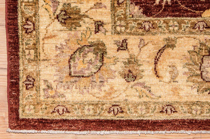 Ziegler Rug - 219 x 178 cm - bordeaux red