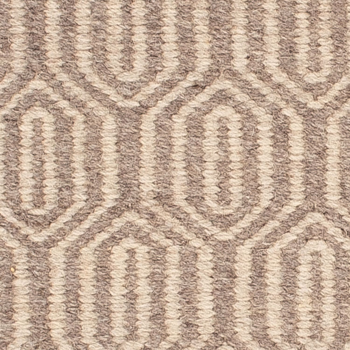Kelim Rug - Trendy square  - 46 x 45 cm - light brown