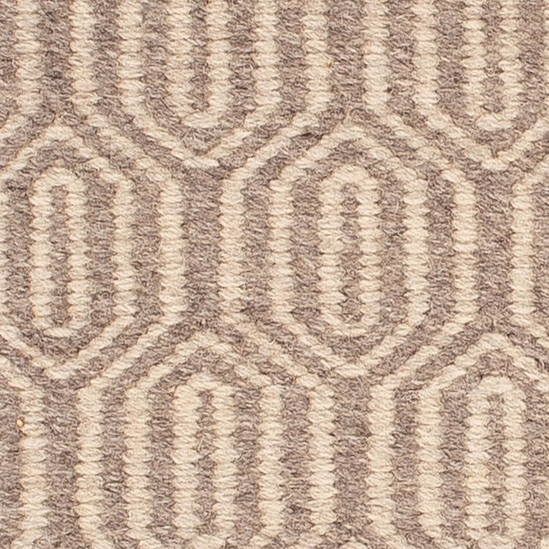 Kelim Rug - Trendy square  - 46 x 45 cm - light brown